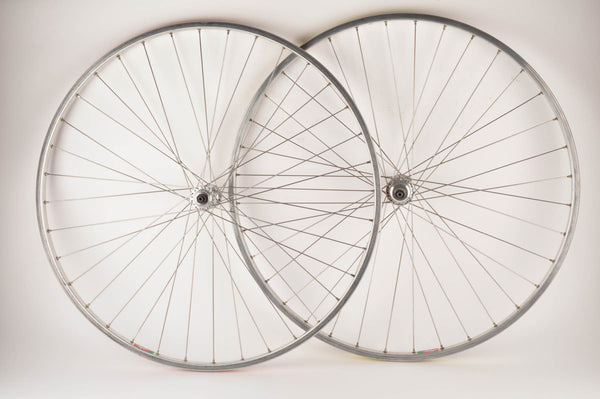 Wheelset with Mavic MA2 clincher rims and Campagnolo Triomphe hubs from 1980s