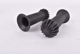NOS black Plastiche Cassano Brevettato #451 kids junior bike handlebar grips
