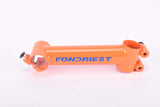 NOS Fondriest labled orange ITM "Eclypse" 1" ahead stem in size 110-130mm with 25.4mm bar clamp size