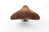 NEW Donza high quality darkbrown suede saddle from the 80s NOS