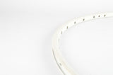 NEW Rigida RX100 white anodized clincher single Rim 700c/622mm with 36 holes from the 1990s NOS