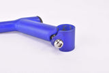 Blue MTB stem in size 100mm with 25.4mm bar clamp size from the 1990s / 2000s