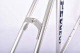 Peugeot A 300 Cosmic vintage aluminum road bike frame in 62 cm (c-t) / 60.5 cm (c-c) with Aviatube Dural tubing from 1987