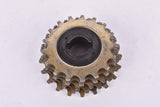 Suntour Pro Compe 5-speed golden freewheel with 17-21 teeth and english thread (BSA) from 1981