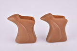 NOS LeeChi Brown Aero brake lever hoods from the late 1980s - 1990s