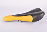 NOS Black & Yellow Iscaselle Hegos Saddle produced by Gipiemme from 1997