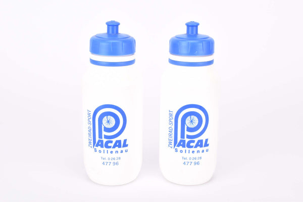 NOS set of 2 Specialites TA white/blue Zweirad-Sport Pacal 500ml water bottles