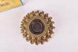 NOS/NIB Regina Oro 6-speed golden Freewheel with 13-20 teeth and italian thread from 1981