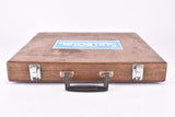 Empty Suntour Pro Compe and Perfect Freewheel Sprockets, Cogs and Parts Box (wooden case)