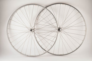 Wheelset with Nisi Mercurio D'Oro 1977 tubular rims and Campagnolo Record #1034 hubs from 1970s