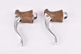 Campagnolo (Nuovo) Record Brake Lever set #2030 with brown worldlogo hoods