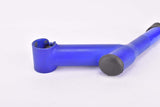 Blue MTB stem in size 100mm with 25.4mm bar clamp size from the 1990s / 2000s