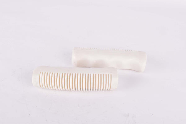 NOS white bike handlebar grips