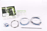 NOS/NIB Nokon Konkavex roadbike shifting cable set with blue aluminum housing for Campagnolo & SRAM (#KON 030 23)