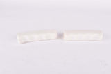 NOS white bike handlebar grips