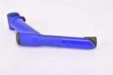Blue MTB stem in size 100mm with 25.4mm bar clamp size from the 1990s / 2000s
