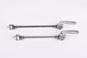 Campagnolo quick release set Nuovo Tipo #1310 and #1311 front and rear Skewer from the 1960s - 70s