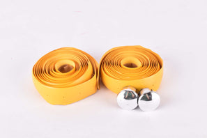 NOS yellow Cicloliniea/Iscaselle/Bike Ribbon style handlebar tape from the 1970s - 80s