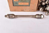 NOS Vintage Brevillier-Urban Vienna (Bundu) Nickel plated front Hub Spare Axle Unit #562 with Cones and Locknuts
