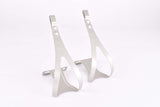 NOS light alloy Christophe Special toe clip set in L