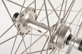 Wheelset with Nisi Mercurio D'Oro 1977 tubular rims and Campagnolo Record #1034 hubs from 1970s