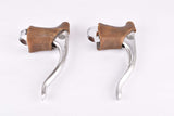 Campagnolo (Nuovo) Record Brake Lever set #2030 with brown worldlogo hoods