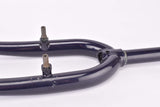 26" Dark Blue MTB Steel Fork with Eyelets for Fenders and Rack