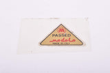 NOS Passed Modolo Made in Italy Decal