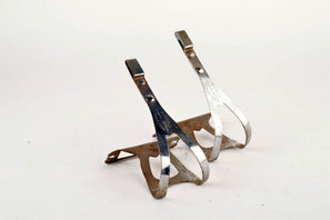 NEW Paturaud Model Depose steel toe clip set in size M from the 70s NOS
