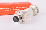 NOS/NIB Omas (O.M.A.S) "Big Sliding"  #Art. 130 extra light weight Bottom Bracket with 114 mm titanium axle and italian threaded aluminum cups from the 1970s - 1980s