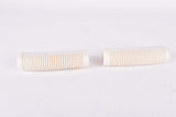 NOS white bike handlebar grips