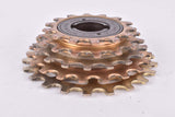Suntour 8.8.8. Pro Compe 5-speed golden freewheel with 14-22 teeth and english thread (BSA) from 1977