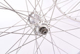 28" (700C / 622mm) Wheelset with Campagnolo Lambda Strada clincher Rims and Campagnolo Victory #422/000 or Triomphe #922/000 low flange hubs with english thread from the mid 1980s