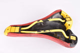 Red, black and yellow Selle Italia Turbo Matic 3 Jan Ulrich Saddle from 1998