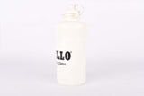 NOS Pinarello labled white (Vintage) water bottle produced by Capp Firenze