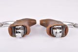 Campagnolo (Nuovo) Record Brake Lever set #2030 with brown worldlogo hoods