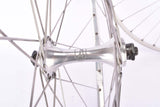 28" (700C / 622mm) Wheelset with Campagnolo Lambda Strada clincher Rims and Campagnolo Victory #422/000 or Triomphe #922/000 low flange hubs with english thread from the mid 1980s