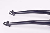 26" Dark Blue MTB Steel Fork with Eyelets for Fenders and Rack