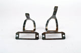 NEW Paturaud Model Depose steel toe clip set in size M from the 70s NOS