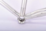 Peugeot A 300 Cosmic vintage aluminum road bike frame in 62 cm (c-t) / 60.5 cm (c-c) with Aviatube Dural tubing from 1987