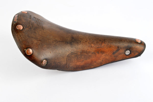 Selle Vélo Idéale 90 TB Spéciale Compétition – Cuir Marron – Rodée Main – France