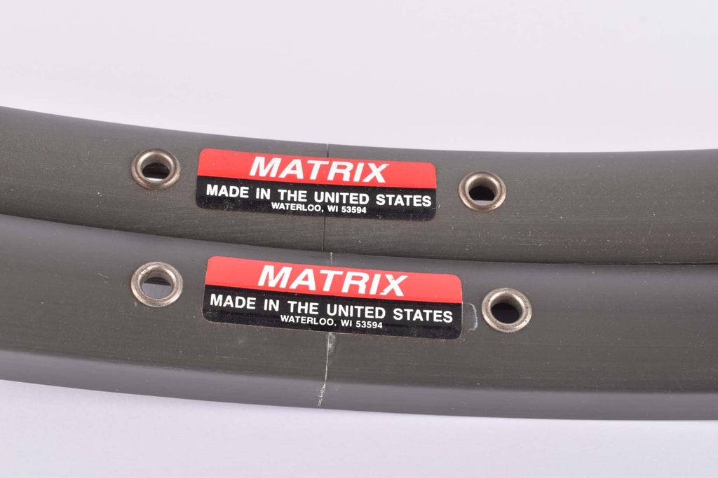 NOS Matrix Titan Tour Clincher Rimset (2 rims) 700c/622mm with 36 hole ...