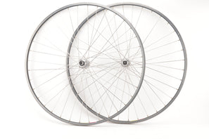 Wheelset with Rigida 20 SI clincher rims and Campagnolo Chorus #722/101 hubs from the 1980s
