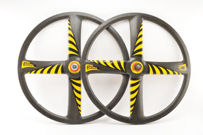 4 spoke Corima Carbon 28" tubular Wheelset from the 1990s