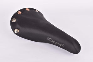 Black Viscount 2288 Saddle with copper rivets from the 1980s - 90s