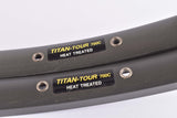 NOS Matrix Titan Tour Clincher Rimset (2 rims) 700c/622mm with 36 holes from the 1990s