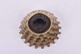 Suntour Pro Compe 5-speed golden freewheel with 14-22 teeth and english thread (BSA) from 1980