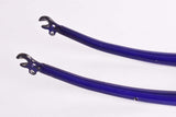 28" Blue Trekking Steel Fork with Eyelets for Fenders and Low Rider