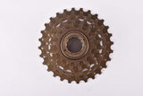 NOS Shimano #MF-Z015 5-speed Uniglide (UG) freewheel with 14-28 teeth an english thread from 1993