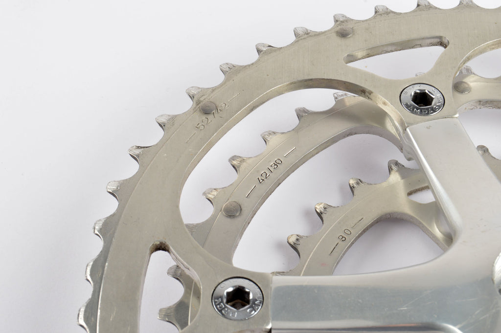 Pédalier Campagnolo Racing T Triple – 170 Mm – 52/42/30 – Carré Conique – Alu